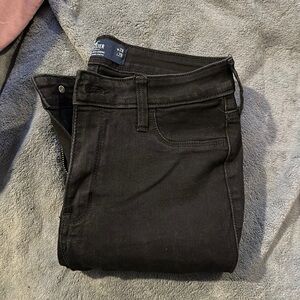 Hollister black high rise skinny jean leggings